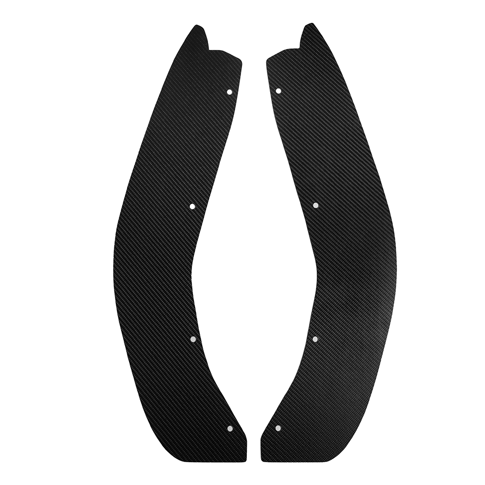 CARBON FIBRE REAR BUMPER CANARDS