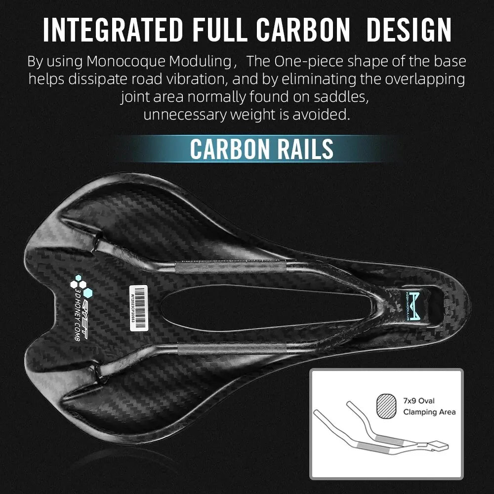 Carbon Reinforced Bicycle Saddle