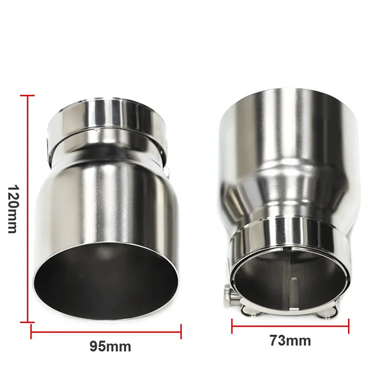 Stainless Steel Exhaust Tips x4
