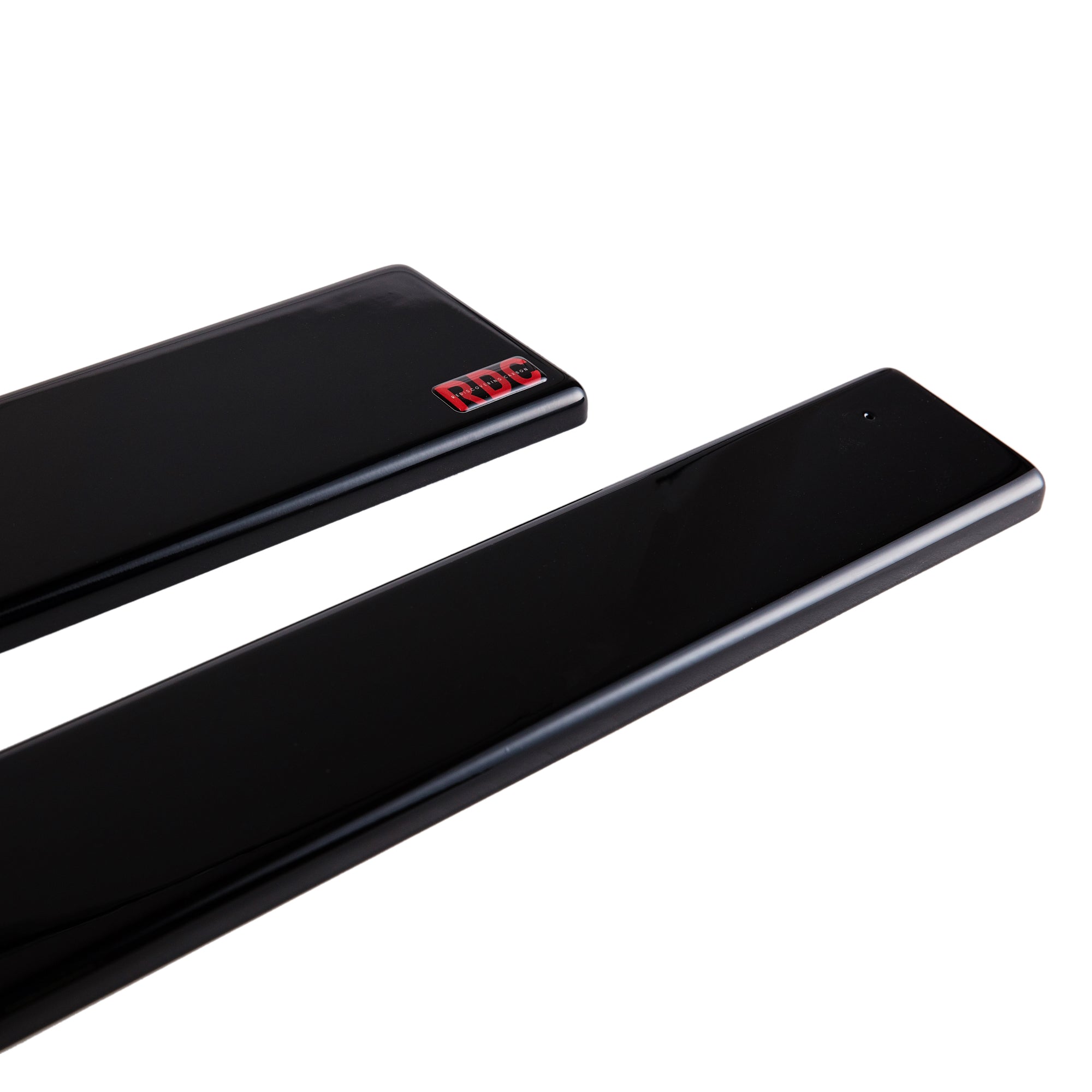 V1 Side Skirts Gloss 'Black Line' Carbon Fibre (Flat Side Skirts) for Volkswagen Golf R MK7 MK7.5