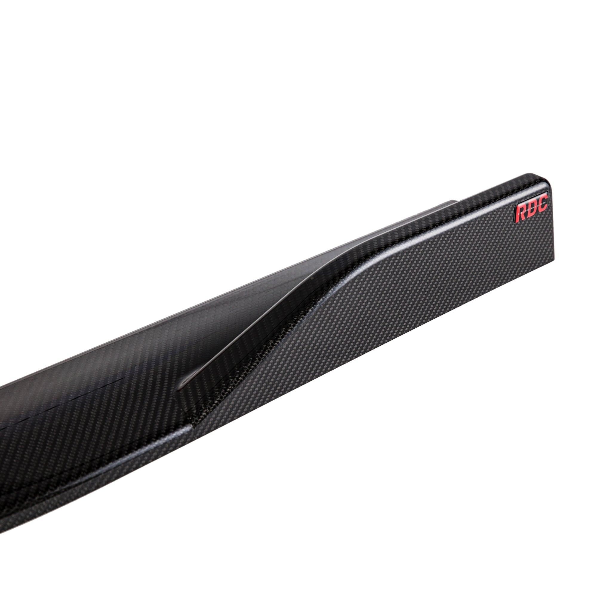 V2 Side Skirts Carbon Fibre (With Flick) for Volkswagen Golf R MK7 MK7.5
