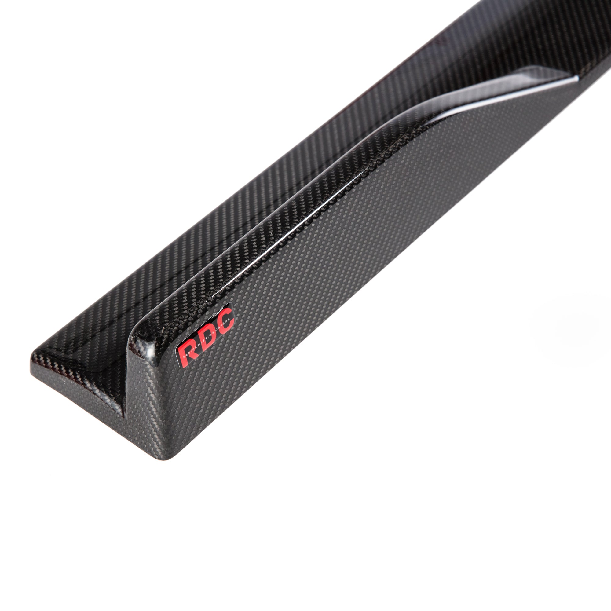 V2 Side Skirts Carbon Fibre (With Flick) for Volkswagen Golf R MK7 MK7.5