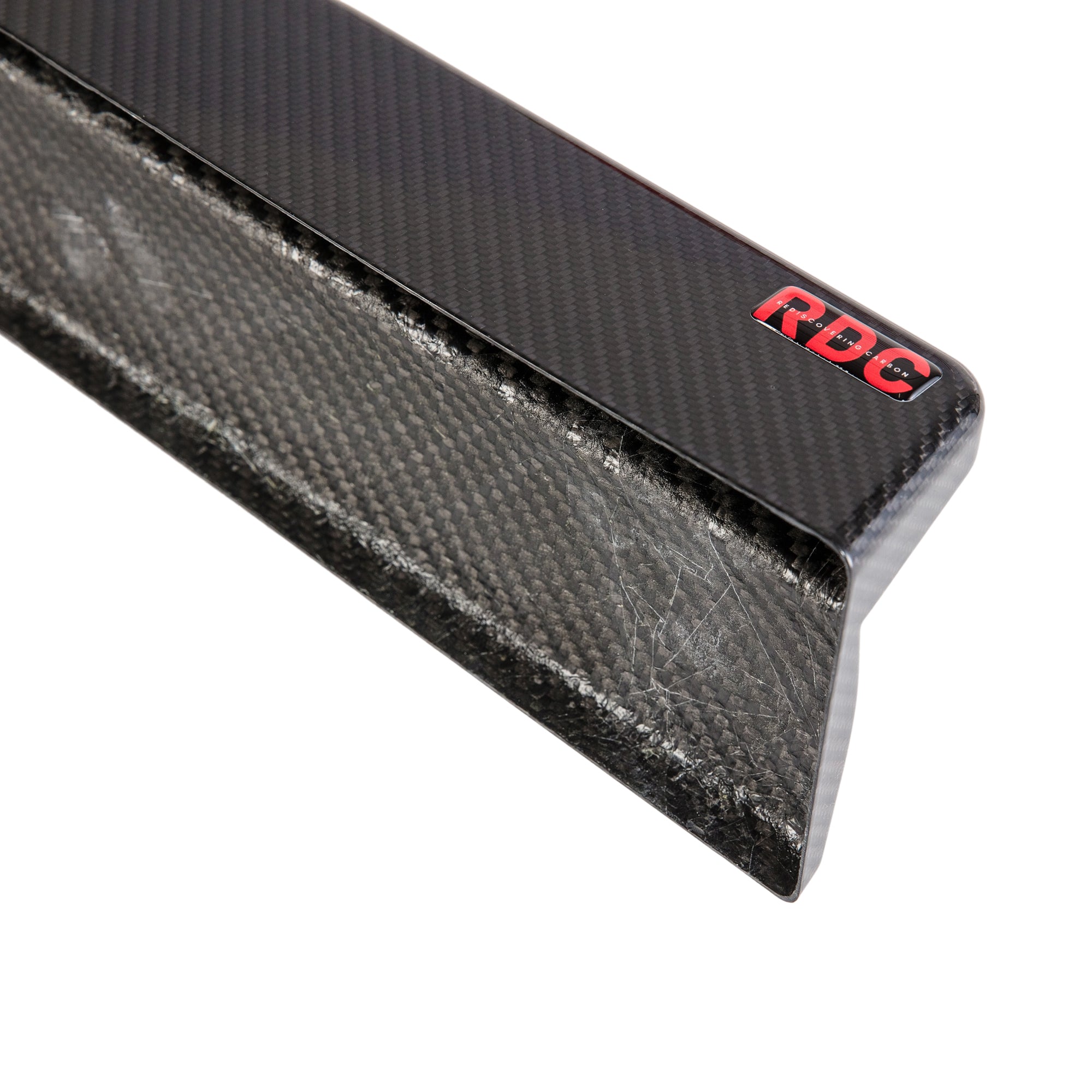 V2 Side Skirts Carbon Fibre (With Flick) for Volkswagen Golf R MK7 MK7.5