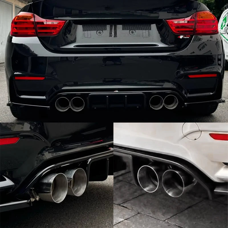 Stainless Steel Exhaust Tips x4
