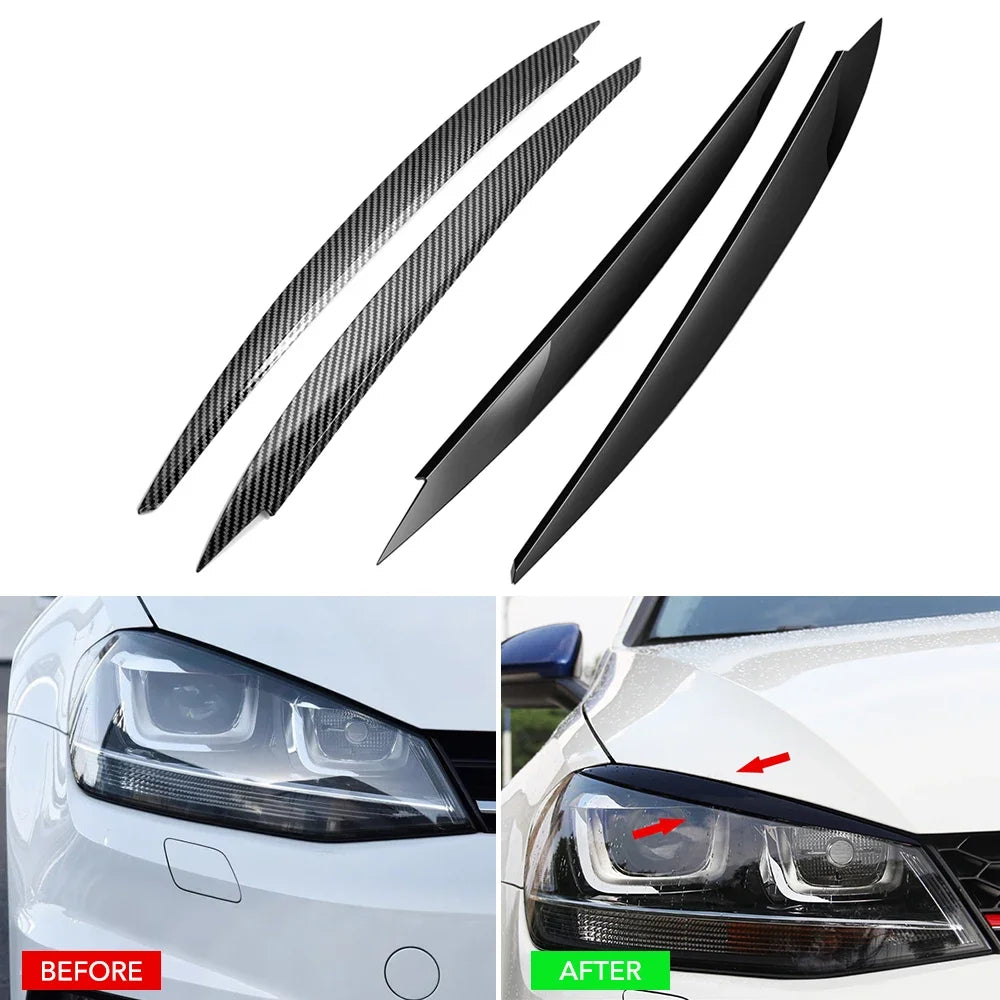 VW Golf MK7 Headlight Eyebrow Covers