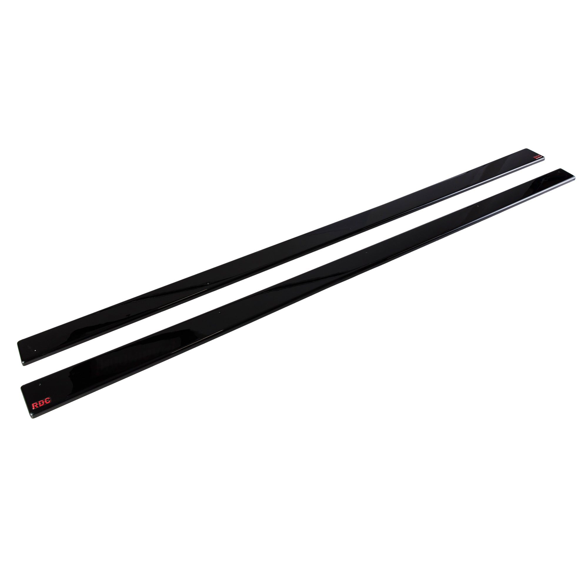 V1 Side Skirts Gloss 'Black Line' Carbon Fibre (Flat Side Skirts) for Volkswagen Golf R MK7 MK7.5