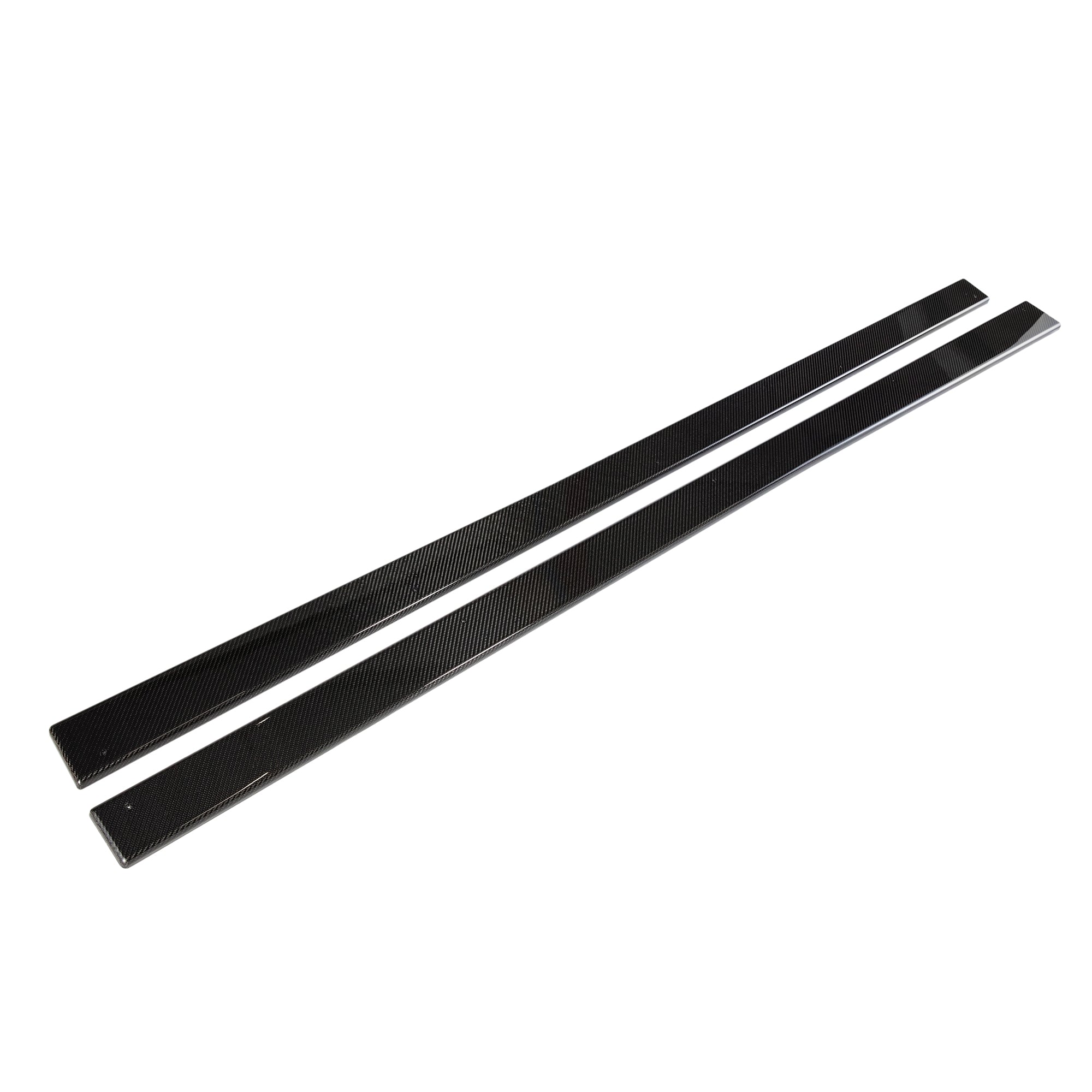 V1 Side Skirts Carbon Fibre (Flat Side Skirts) for Volkswagen Golf R MK7 MK7.5